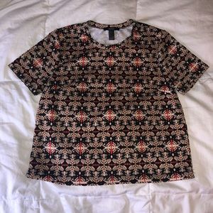 Forever 21 tribal print shirt